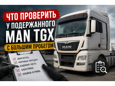 Что проверить у подержанного MAN TGX с большим пробегом